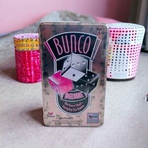 Bunco Deluxe Cardinal Games Dice Game Tin 4-12 Players Family Party New Sealed